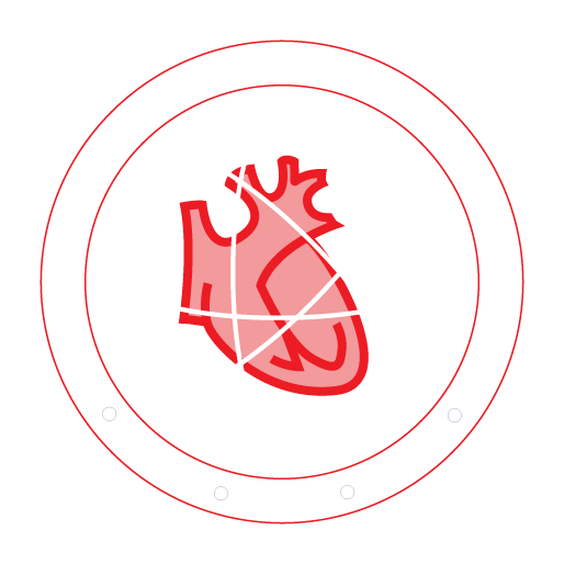circle heart icon